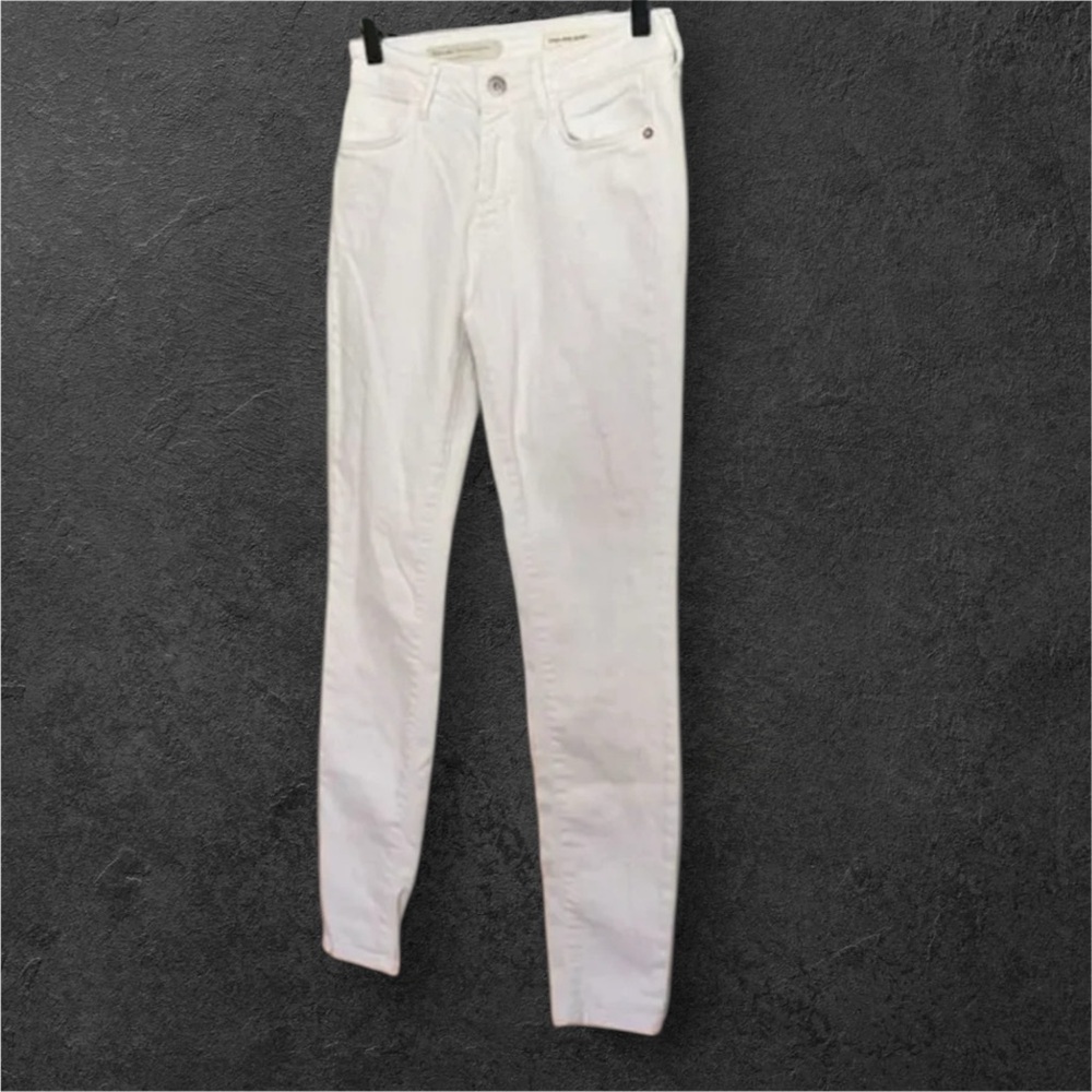 Anthropologie Pilcro White Skinny Jeans Size 25